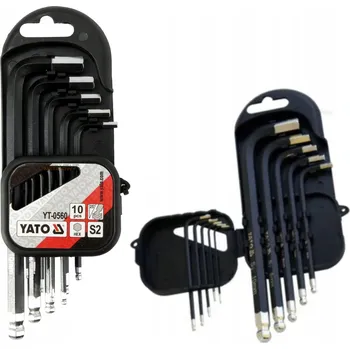 Klíč SADA IMBUSOVÝCH KLÍČŮ 10 KS YT-0560 YATO