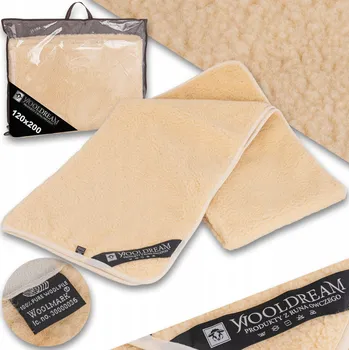 Prostěradlo Prostěradlo tradiční Wooldream vlna 120 x 200 cm