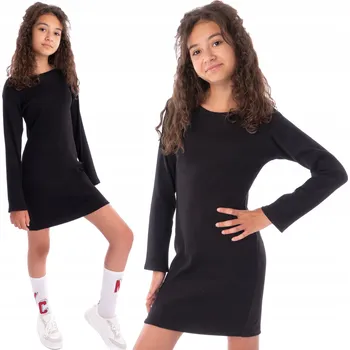 Dámské šaty Dětské šaty ROBIK , přiléhavé, nad kolena bavlna velikost 146