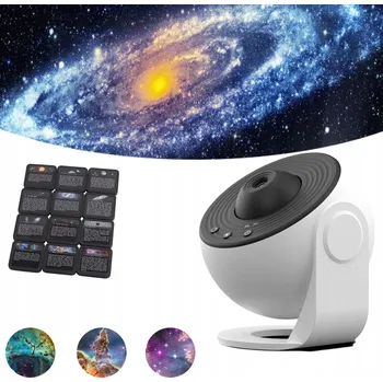 Obraz Projektor noční oblohy na strop noční lampa planetárium dárek 12x disk planety