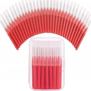 Zubní kartáček FOX MEZIZUBNÍ KARTÁČKY 1,0mm ČERVENÉ 30 kusů