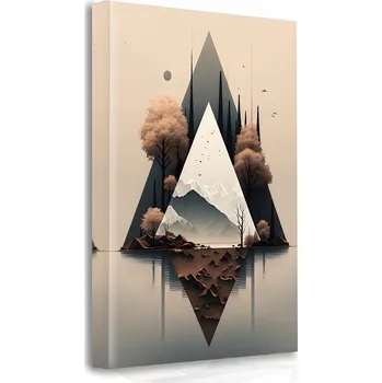 Obraz OBRAZ NA PLÁTNĚ NA ZEĎ Abstrakce 3D 50x70 cm