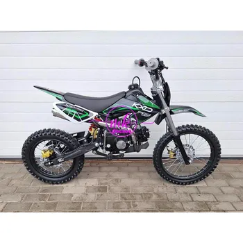 malá motorka KXDmoto dirtbike pitbike 125ccm KXD 607 17/14 zelená