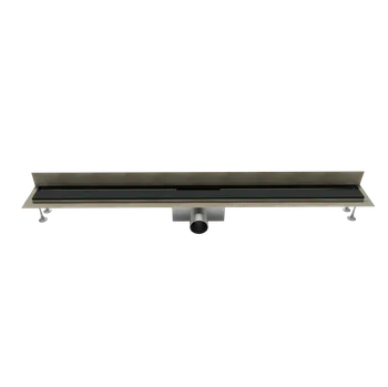 sprchový žlab SPD Firmor Sprchový žlab SteelOne – černý, 800 mm, instalace ke stěně