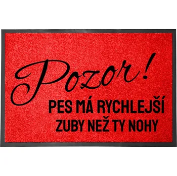 Hotová rohožka z plastu, PVC 60 x 40 cm