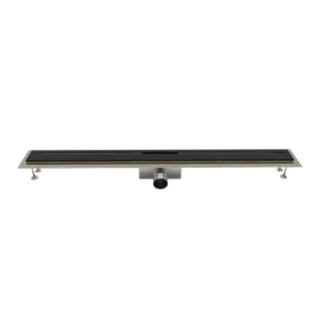 sprchový žlab SPD Firmor Sprchový žlab SteelOne – černý, 1100 mm, instalace do prostoru