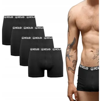 Boxerky Pánské bavlněné boxerky ICLO 4 kusy vel. L