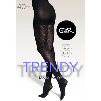 Dámské punčochy Gatta Modeline 07 40 DEN barva:nero 3-m