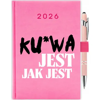 Kalendář Knižkový kalendář pro učitele 2026 A5, růžový