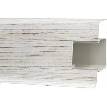 soklová lišta Lišta Vilo PVC 2 x 55, délka 2 cm, dub