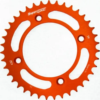 Řetězová sada pro motocykl Hliníková řetězová rozeta SUPERSPROX RAL-452:39-ORG oranžová 39 zubů, 415
