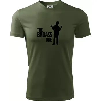 Pánské tričko Bachelor party - The badass one - Pánské triko Fantasy sportovní (dresovina) - M ( Khaki )