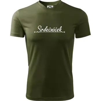 Pánské tričko Staročeština - Srdečníček - drahoušek - Pánské triko Fantasy sportovní (dresovina) - 3XL ( Military )