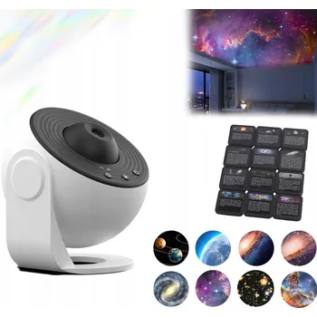 Projekční technika PROJEKTOR NOČNÍ OBLOHY PROJEKTOR OBLOHY NOČNÍ LAMPA LED 13 DISKŮ VESMÍR USB
