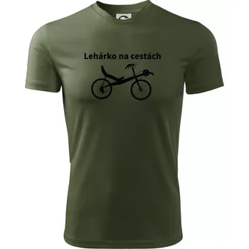 Lehárko na cestách - Pánské triko Fantasy sportovní (dresovina) - 2XL ( Khaki )