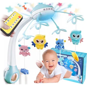 Kolotoč nad postýlku Kolotoč nad postýlku 500 MELODIÍ PROJEKTOR + DÁLKOVÉ OVLÁDÁNÍ