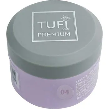 Lak na nehty Stavební gel TUFI profi Builder Gel UV/LED 04 bílý 5 ml