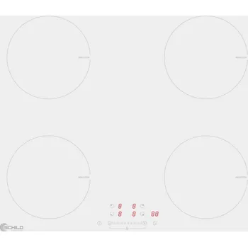 Varná deska SCHILD BÍLÁ INDUKČNÍ VARNÁ DESKA K ZAPUŠTĚNÍ 60CM BOOSTER 4 PLOTÝNKY 7000W slider