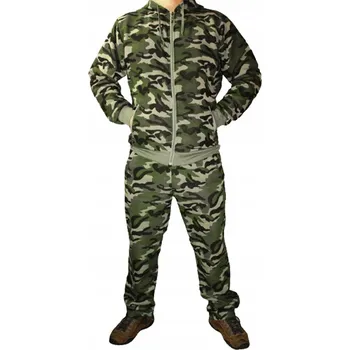 ZATEPLENÁ PÁNSKÁ TEPLÁKOVÁ SOUPRAVA MASKÁČOVÝ VELMI POHODLNÁ, VELIKOST L