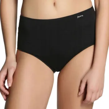 Kalhotky M Janira vysoké bavlněné kalhotky černé 1031390