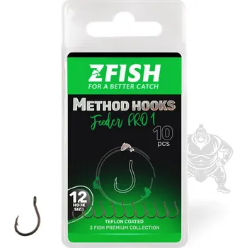 Rybářský háček ZFISH Háčky Method Feeder PRO 1 - Velikost Háčku 8