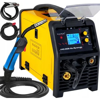 Svářečka Svářečka MIGOMAT MAGNUM MIG 208 ALU SYNERGIE MAG MMA TIG 230V 200A ALU 3v1