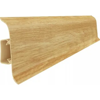 soklová lišta Lišta Vilo PVC 0 x 55 délka 250 cm dub