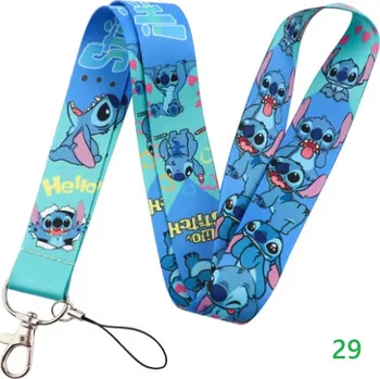 Šňůrka na krk s karabinou a poutkem – motiv Lilo & Stitch Barva: 29