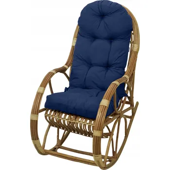 Polštář POLŠTÁŘ NA HOUDACÍ KŘESLO Z PŘÍRODNÍHO RATANU 130x50 cm