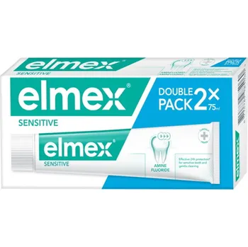 zubní pasta Zubní pasta ELMEX Sensitive (2 x 75 ml) "zelená" DUO PACK