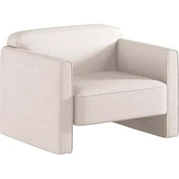 Křeslo Světle béžové čalouněné křeslo MICADONI Abby