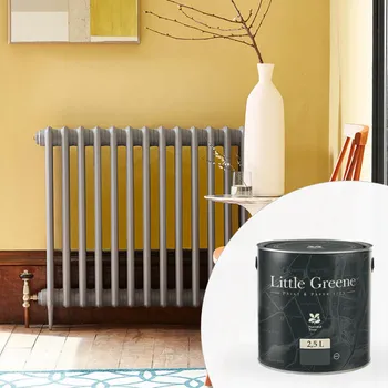 Speciální výtvarná barva Little Greene Barva na radiátory - Polomatná 2,5L - Intelligent Satin Vyberte odstín:: Leather (191)