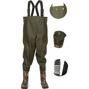 Pracovní obuv Brodící kalhoty Pros Maskáčový Green, vel. 35, zelené