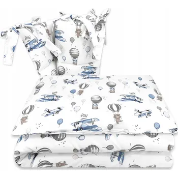 Povlečení Dětské povlečení MimiNu 90 x 120 cm, odstíny modré