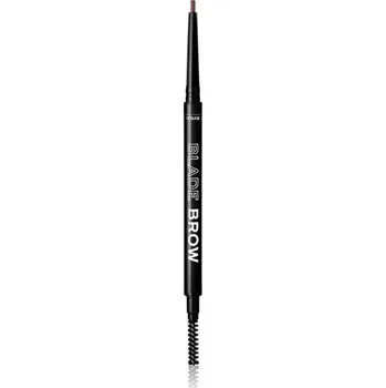 Tužka na obočí Revolution Relove Blade Brow tužka na obočí s kartáčkem odstín Dark Brown 0,1 g