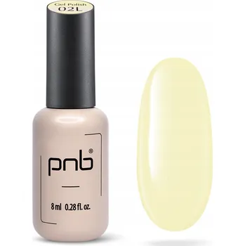 Lak na nehty Hybridní lak na nehty PNB UV/LED Gel Polish 02L Butter Yellow 8 ml