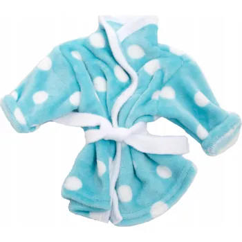 Doplněk pro panenku OBLEČENÍ PRO PANENKY dupačky body růžové modré