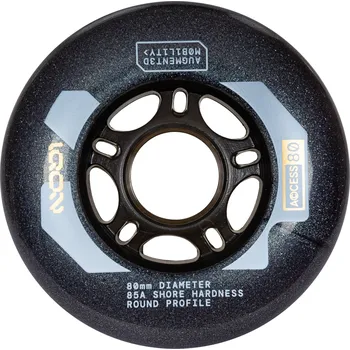 Kolečko k in-line bruslím Kolečka Iqon Access 80mm/85A Dark Grey (4 ks)