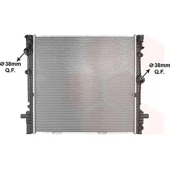 Chladič motoru Chladič, chlazení motoru VAN WEZEL 06012784