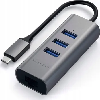 USB hub Satechi Aluminium Hub 2v1 - Hliníkový Hub pro notebooky a počítače