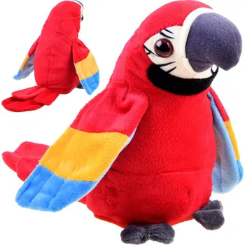 plyšák JOKO Mluvící papoušek