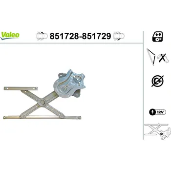 Stahovačka okna Zvedací zařízení oken VALEO WYPRZEDA˝ 851728