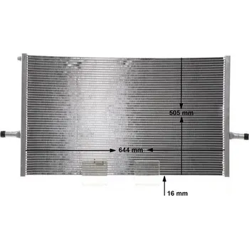 Chladič motoru Chladič nízké teploty, chladič plnicího vzduchu MAHLE CIR 27 000S