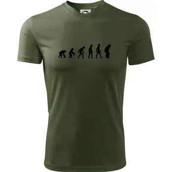 Pánská móda Evoluce baseball chytač - Pánské triko Fantasy sportovní (dresovina) - 2XL ( Khaki )
