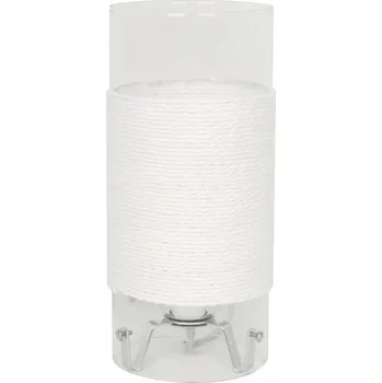 Lampička Stolní lampa Candellux Wring bílá, stříbrná 60 W