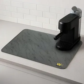 Obraz Podložka pod kávovar 39x29 cm absorpční šedá moderní