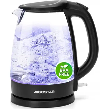 Rychlovarná konvice Rychlovarná konvice Aigostar Adam 30GOM 2200 W 1,7 l černá