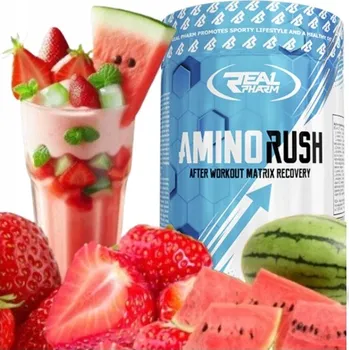 Aminokyselina Vícesložkový prášek Real Pharm 500 g jahoda