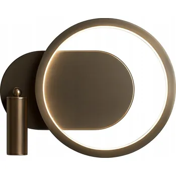 Nástěnné svítidlo Moderní nástěnné svítidlo Elyptica černé 18 cm