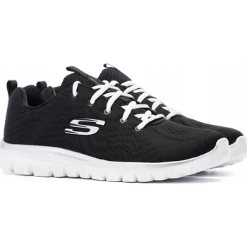 Dámské tenisky Boty Skechers Graceful - Get Connected 12615-BKW - 40